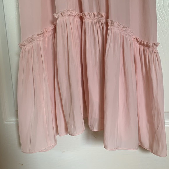 Ramy Brook Mackenzy Midi Summer Dress Powder Pink Extra Small (US4) - Picture 6 of 14